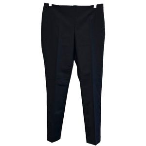 Vince Camuto NWT Women’s Cotton Double-Weave Pants‎ Rich Black Sz 4
